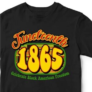 1865 Juneteenth Custom Graphic Tshirt made to order